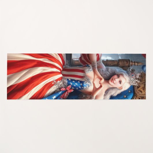 ハート ヨガマット (正面(横))