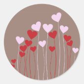 ハート ラウンドシール (正面)