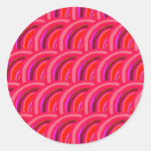 ハート ラウンドシール (正面)