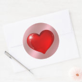 ハート ラウンドシール (封筒)