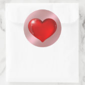 ハート ラウンドシール (バッグ)