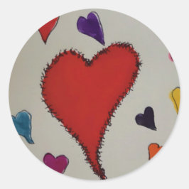 ハート ラウンドシール