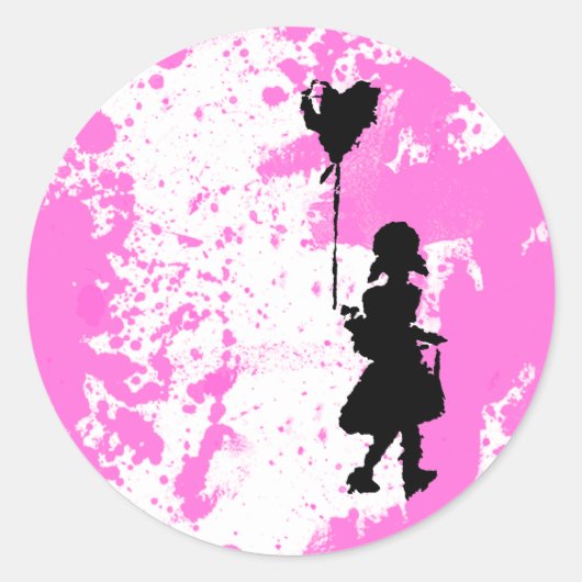 ハート ラウンドシール (正面)