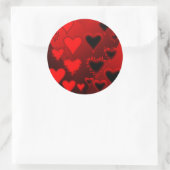 ハート ラウンドシール (バッグ)