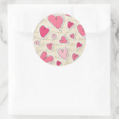 ハート ラウンドシール (バッグ)