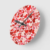 ハート ラウンド壁時計 (傾斜)