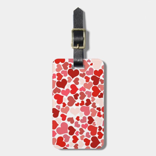 ハート ラゲッジタグ (正面縦)