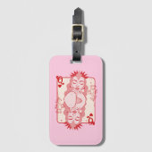 ハート ラゲッジタグ (正面縦)