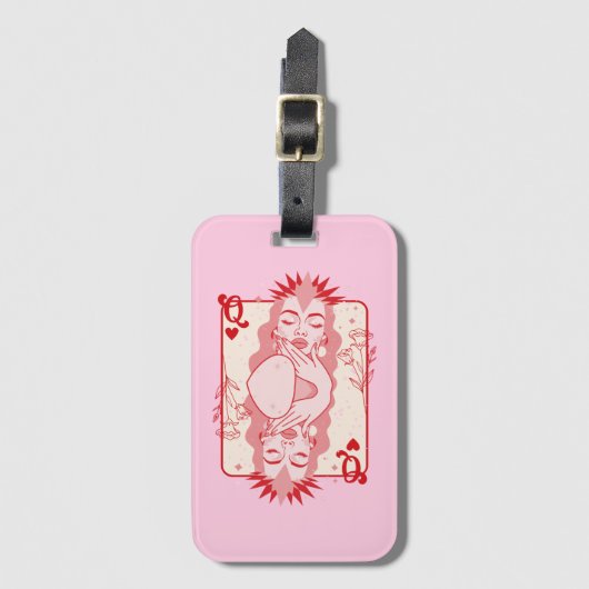 ハート ラゲッジタグ (正面縦)