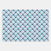 ハート ラッピングペーパーシート (正面3)