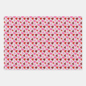 ハート ラッピングペーパーシート (正面2)