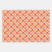 ハート ラッピングペーパーシート (正面)