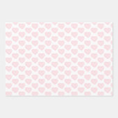 ハート ラッピングペーパーシート (正面3)