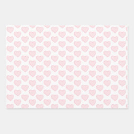 ハート ラッピングペーパーシート