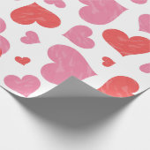 ハート ラッピングペーパー (角)