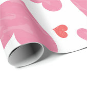 ハート ラッピングペーパー (ロールコーナー)
