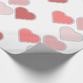 ハート ラッピングペーパー (角)