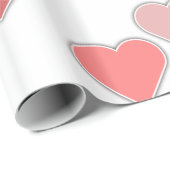 ハート ラッピングペーパー (ロールコーナー)