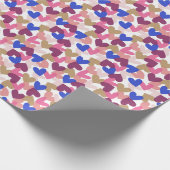 ハート ラッピングペーパー (角)
