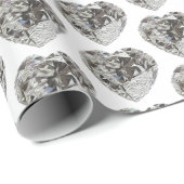 ハート ラッピングペーパー (ロールコーナー)