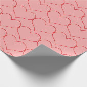 ハート ラッピングペーパー (角)