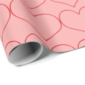 ハート ラッピングペーパー (ロールコーナー)