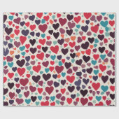 ハート ラッピングペーパー (フラット)