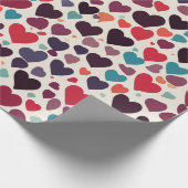 ハート ラッピングペーパー (角)