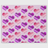ハート ラッピングペーパー (フラット)