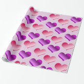 ハート ラッピングペーパー (アンロールド)