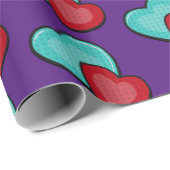 ハート ラッピングペーパー (ロールコーナー)