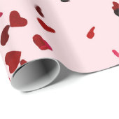 ハート ラッピングペーパー (ロールコーナー)