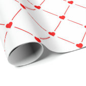 ハート ラッピングペーパー (ロールコーナー)