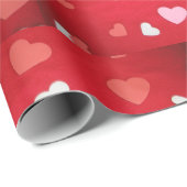 「ハート!」 ラッピング紙 ラッピングペーパー (ロールコーナー)