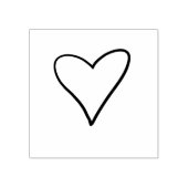 ハート ラバースタンプ (インプリント)