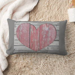 ハート ランバークッション
