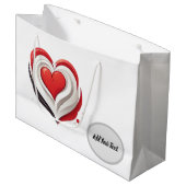 ハート ラージペーパーバッグ (正面アングル)