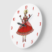 ハート ラージ壁時計 (傾斜)