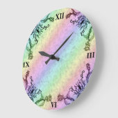 ハート ラージ壁時計 (傾斜)