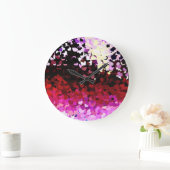 ハート ラージ壁時計 (ホーム)