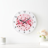 ハート ラージ壁時計 (ホーム)