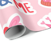 ハート・レインボー・ラブインクリメンションラッピング紙 ラッピングペーパー (ロールコーナー)