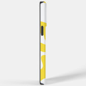 ハート – レモンイエローとホワイト Case-Mate iPhoneケース (裏面 / 右)