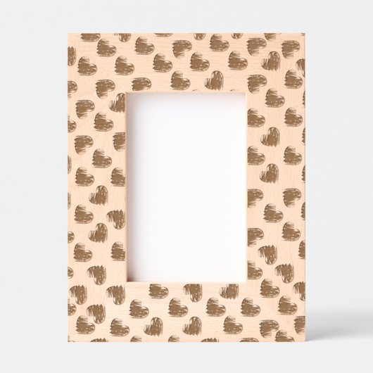 ハート レーザー彫刻フレーム (正面)