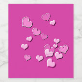 ハート ワインラベル (シングルラベル)