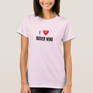 ハート，ワイン Tシャツ