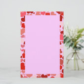 ハート 便箋 (スタンド正面)