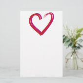 ハート 便箋 (スタンド正面)