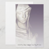 ハート 便箋 (正面/裏面)