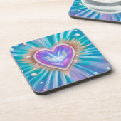 ハート（内側に翼を持つ） コースター (左側)